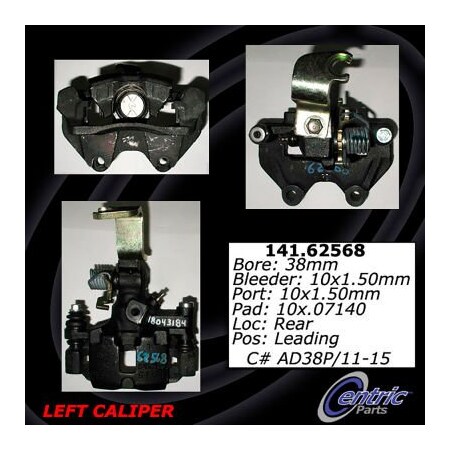 Centric Semi-Loaded Brake Caliper, Parts, 141.62568 141.62568